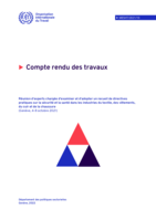 Compte rendu des travaux