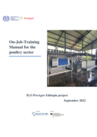 On-Job-Training manual for the poultry sector