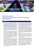 Modèle d’intervention: pour l’extension de la protection sociale aux réfugiés et aux demandeurs d’asile