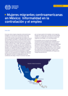 Mujeres migrantes centroamericanas en México: informalidad en la contratación y el empleo