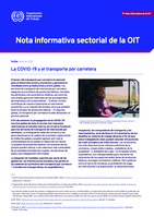 La COVID-19 y el transporte por carretera
