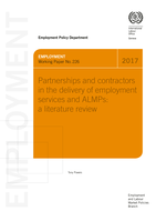Partnerships and contractors in the delivery of employment services and ALMPs: a literature review