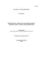 Child performers working in the entertainment industry around the world: an analysis of the problems faced