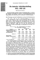 Work Creation Policy in Germany, 1932-1935: II