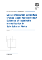 Does conservation agriculture change labour requirements?: evidence of sustainable intensification in Sub-Saharan Africa