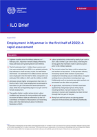Employment in Myanmar in the first half of 2022: a rapid assessment