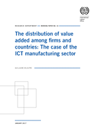 The distribution of value added among firms and countries: the case of the ICT manufacturing sector