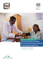 Financial inclusion and health: how the financial services industry is responding to health risks