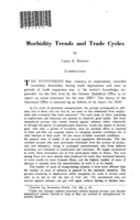Morbidity trends and trade cycles