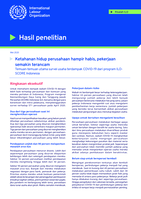 The clock is ticking for survival of Indonesian enterprises, jobs at risk: key findings of the ILO SCORE Indonesia COVID-19 enterprise survey