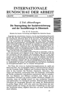 The Danish social reform measures