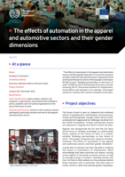 The effects of automation in the apparel and automotive sectors and their gender dimensions