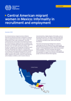 Central American migrant women in Mexico: informality in recruitment and employment