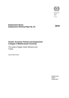 Growth, economic policies and employment linkages in Mediterranean countries: the case of Egypt, Israel, Morocco and Turkey