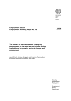 The impact of macroeconomic change on employment in the retail sector in India: policy implications for growth, sectoral change and employment