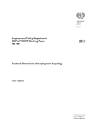 Sectoral dimensions of employment targeting