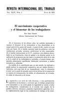 El movimiento cooperativo y el bienestar de los trabajadores