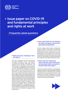 Issue paper on COVID-19 and fundamental principles and rights at work: frequently asked questions