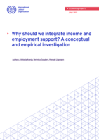 Why should we integrate income and employment support?: a conceptual and empirical investigation