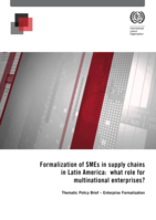 Formalization of SMEs in supply chains in Latin America: what role for multinational enterprises?