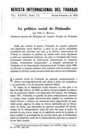 La política social de Finlandia