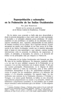 Superpoblación y subempleo en la Federación de las Indias Occidentales