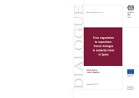 From negotiation to imposition: social dialogue in austerity times in Spain