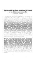 Estructura de las clases asalariadas de Francia en los últimos cincuenta años