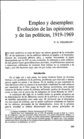 Empleo y desempleo: evolución de las opiniones y de las políticas, 1919-1969