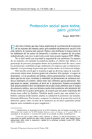 ¿Protección social para todos, pero como?