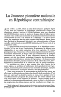 La Jeunesse pionnière nationale en République centrafricaine