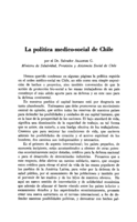 La política médico-social de Chile