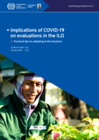 Implications of COVID-19 on evaluations in the ILO: practical tips on adapting to the situation