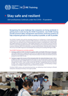 Stay safe and resilient: OSH and Business Continuity under the COVID-19 pandemic