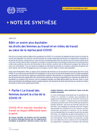 Bâtir un avenir plus équitable: les droits des femmes au travail et en milieu de travail au cœur de la reprise post-COVID