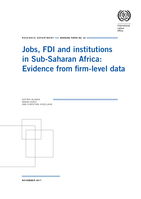 Jobs, FDI and institutions in Sub-Saharan Africa: evidence from firm-level data