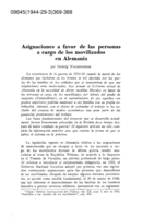 Asignaciones a favor de las personas a cargo de los movilizados en Alemania