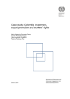 Case study: Colombia investment, export promotion and workers’ rights