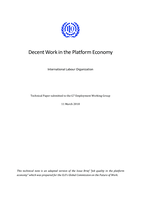 Decent work in the platform economy: technical paper submitted to the G7 Employment Working Group, 11 March 2018