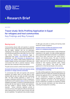 Tracer study: skills profiling application in Egypt for refugees and host communities: key findings and way forward