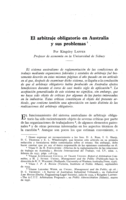 El arbitraje obligatorio en Australia y sus problemas