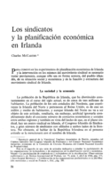 Los sindicatos y la planificación económica en Irlanda