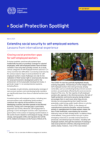Extending social security to self-employed workers: lessons from international experience