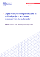 Digital manufacturing revolutions as political projects and hypes: evidences from the auto sector