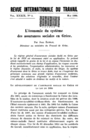 L'économie du système des assurances sociales en Grèce