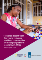 Towards decent work for young refugees and host communities in the digital platform economy in Africa: Kenya, Uganda, Egypt