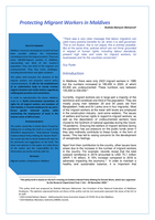 Protecting migrant workers in Maldives