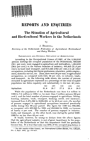 The situation of agricultural and horticultural workers in the Netherlands