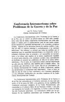 Conferencia Interamericana sobre problemas de la guerra y de la paz