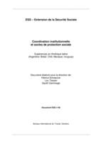 Coordination institutionnelle et socle de protection sociale: Expériences en Amérique latine : Argentine, Brésil, Chili, Mexique, Uruguay